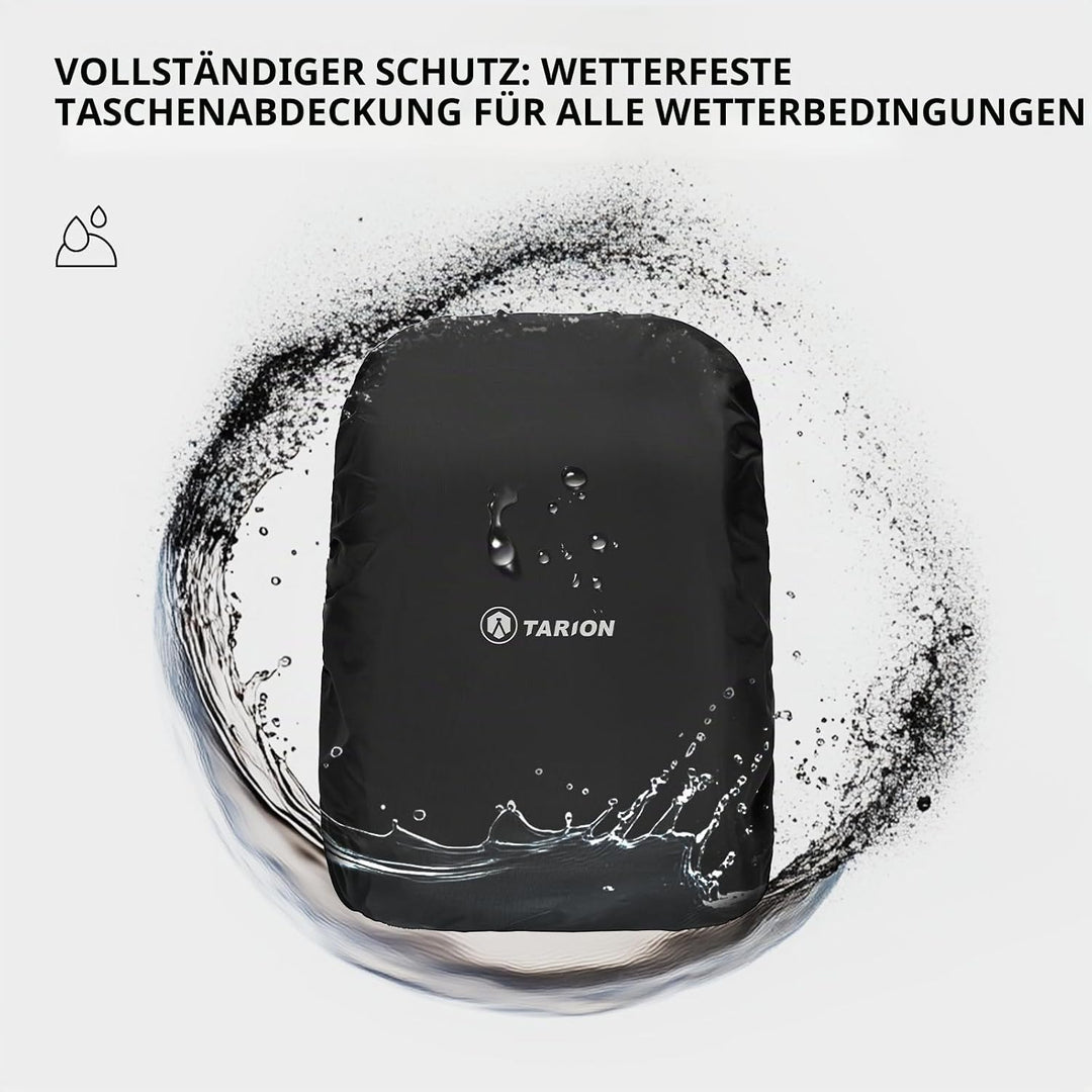 TARION Kamerarucksack Rolltop Fotorucksack mit Hartschale: Professionelle Kameratasche Spiegelreflex