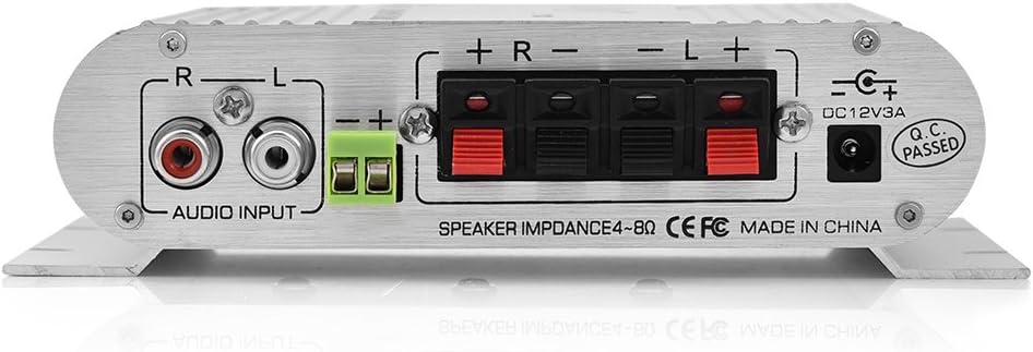 Audio-Stereoverstärker, -HiFi-2.1-Kanal-Bass-Stereo-Digitalverstärker für Mobiltelefon / MP3 / Compu