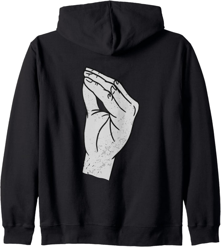 Lustiges Italiener Handgeste Italien Italiano Kapuzenjacke