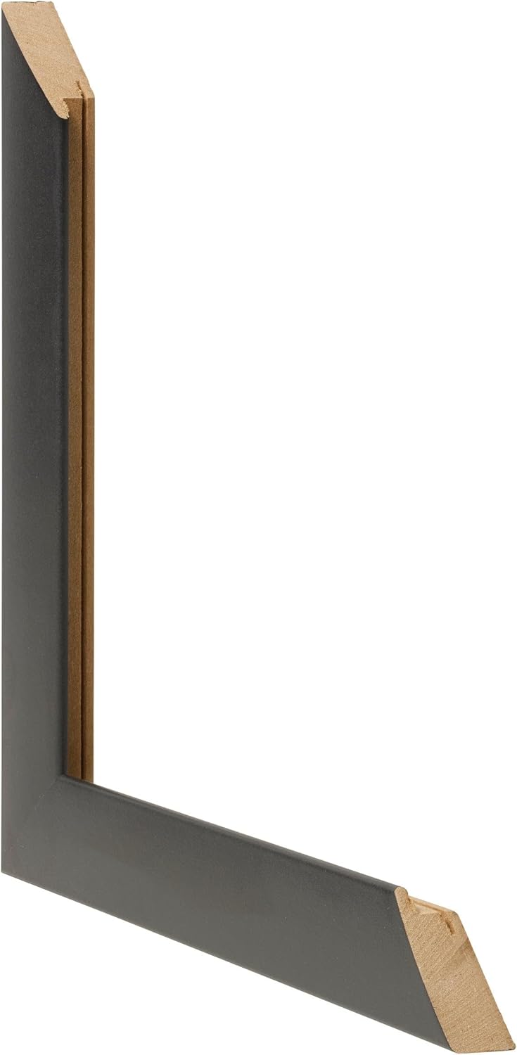yd. Your Decoration - Bilderrahmen 75x100 cm - Schwarz Matt - Bilderrahmen aus MDF mit Acrylglas - A