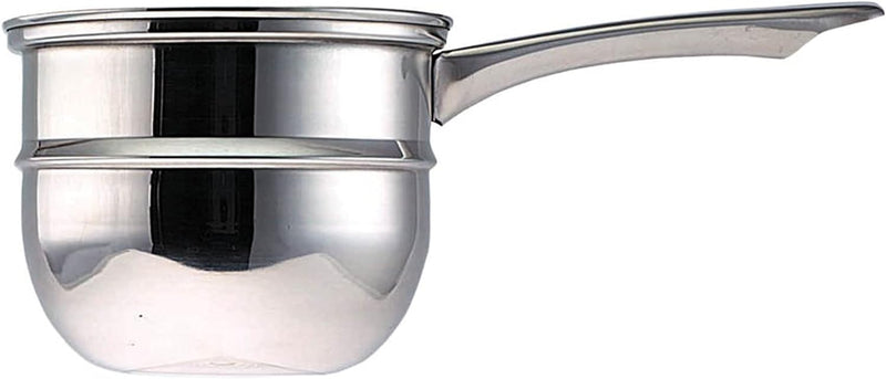 KitchenCraft Wasserbadtopf 2-teilig 16cm aus Edelstahl in Silber, 10 cm Porringer, Porringer