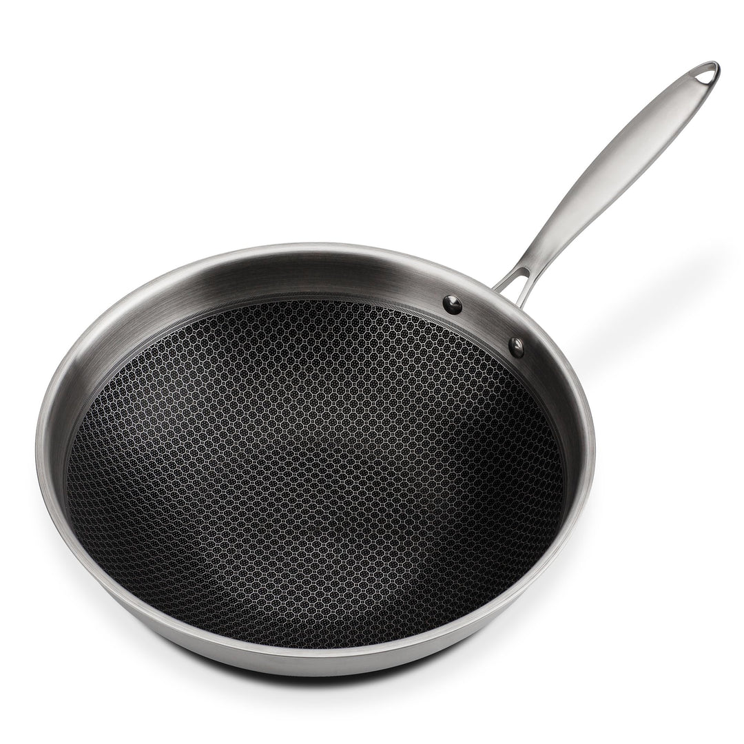 Wok-Pfanne Asia mit Glasdeckel 32cm