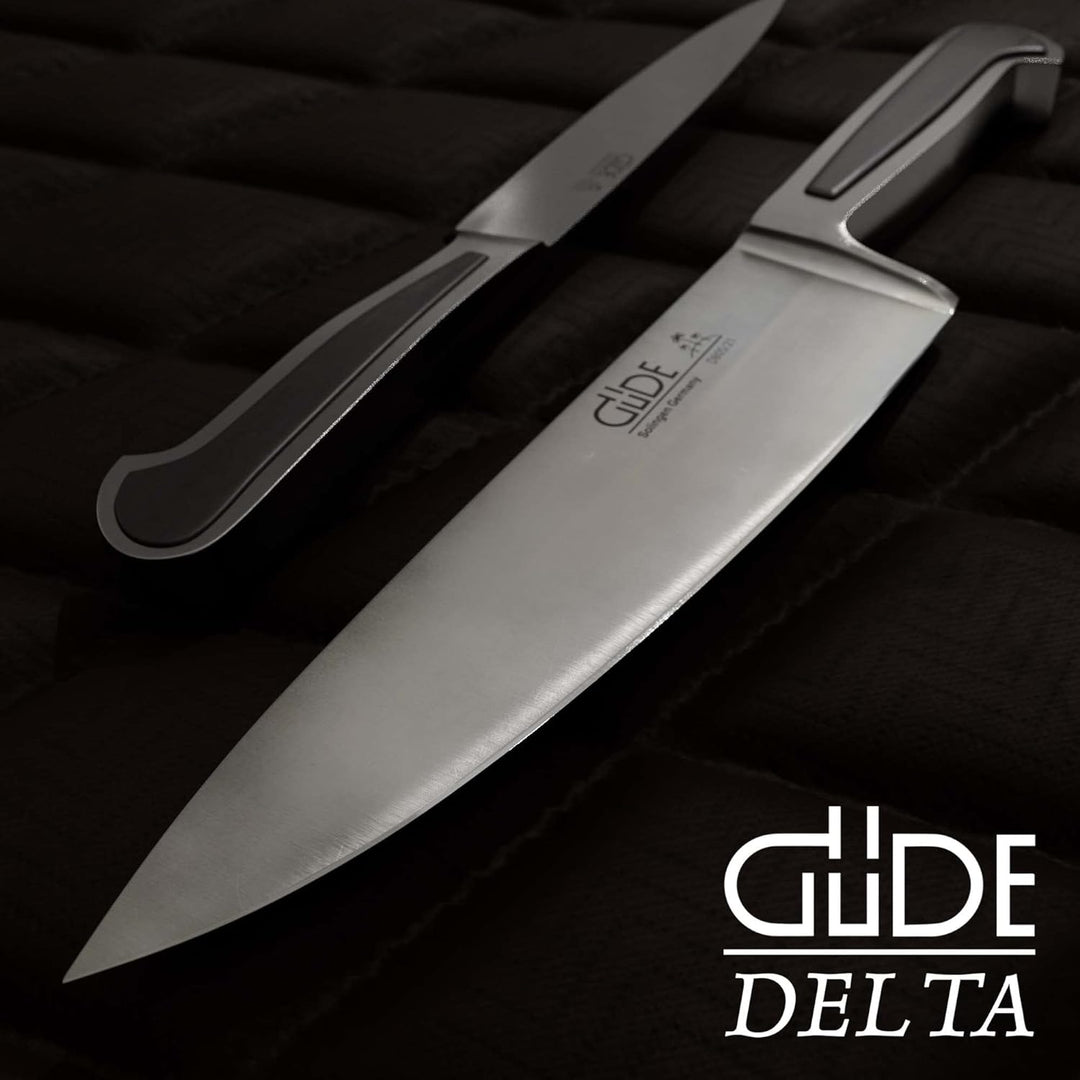 GÜDE Solingen - Kochmesser geschmiedet, 21 cm, Grenadill, DELTA, Küchenmesser, Handmade Germany, Bra
