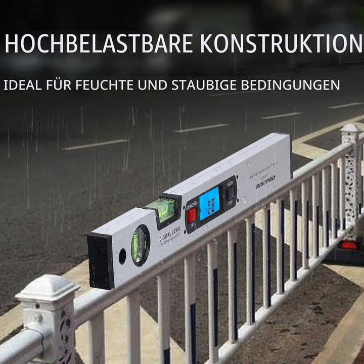 Neigungsmesser, RISEPRO Digitale Neigungsmesser Winkel Finder Gauge Spirit Level aufrecht Magnet 360