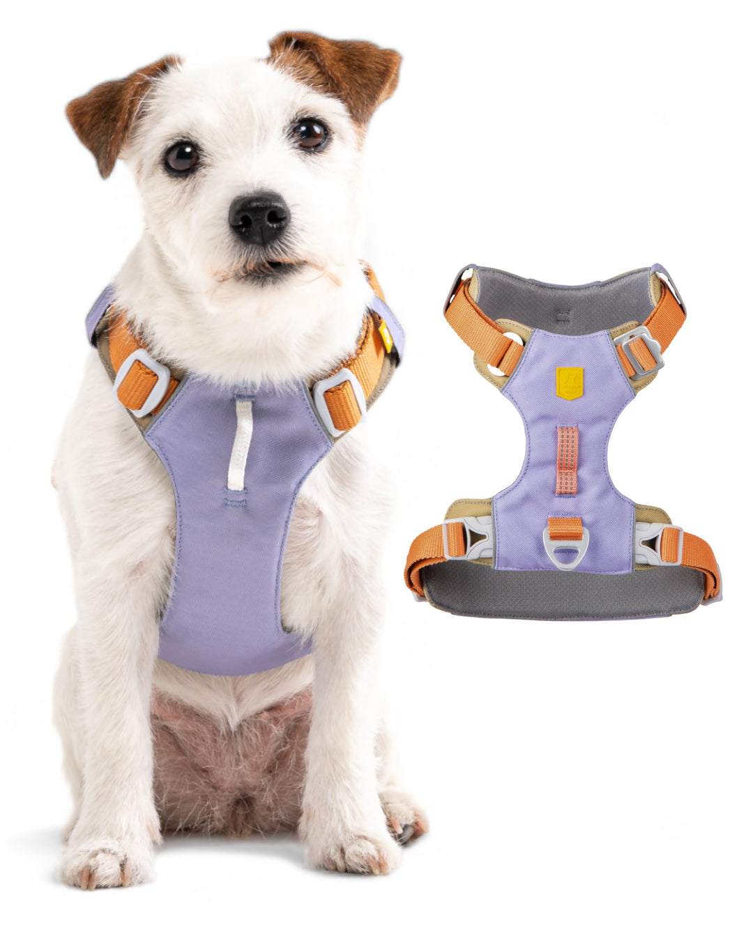 Woolly Wolf Alpha 360 Dog Harness S Lavendel Mix - Hundegeschirr für kleine Hunde aus 100% recycelte