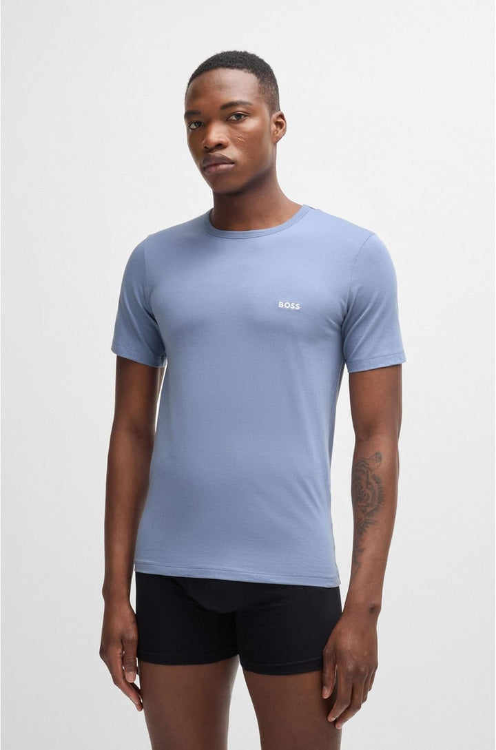 BOSS Herren R-Neck T-Shirt, 3er Pack S Open Miscellaneous990, S Open Miscellaneous990