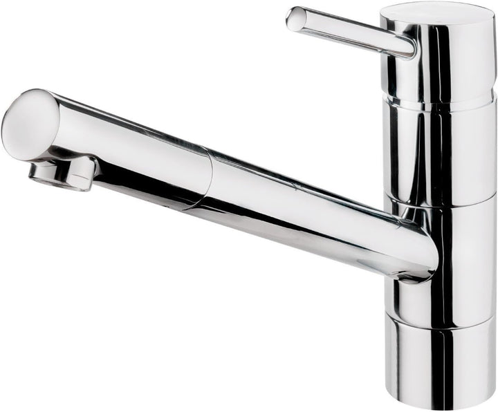 AquaSu Einhandmischer Barca für Küchenspüle | Chrom | Wasserhahn | Spüle, Barca