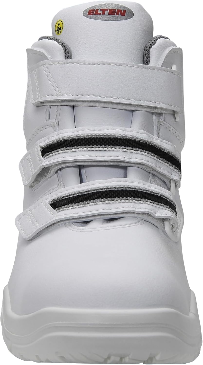 Elten Sicherheitsschnürstiefel "White Strap Mid" ESD S3, Grösse 39, 760171 39 EU, 39 EU
