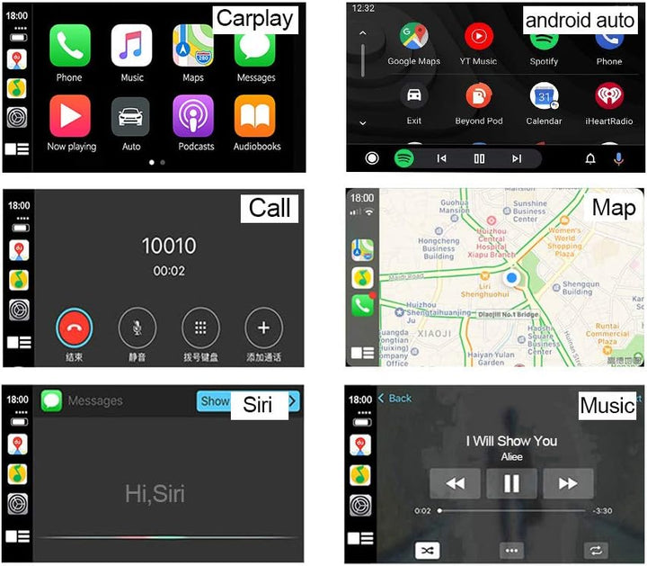 JOYX Wireless CarPlay Dongle for Android Car Radio | Android Auto | Black, Wireless Carplay