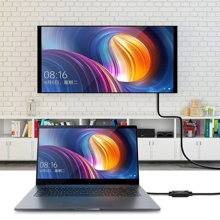 KUYIA HDMI-Repeater 4K 60 Hz, Extender-Verstärker, Buchse auf Buchse, Kabeladapter, 30 m, 2.0 Signal