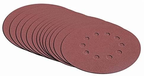 Matrix 130210020 Schleifpapier Set für Trockenbauschleifer 215mm Durchmesser (Körnung 80, 50 Schleif