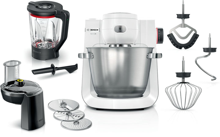 Bosch Elettrodomestici, Serie 6, Küchenmaschine, 1600 W, weiss, MUMS6EW22