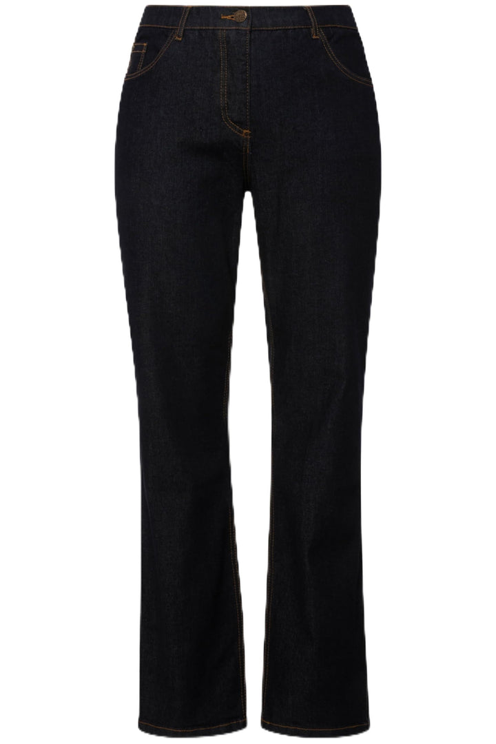 Ulla Popken Damen Slips, 5er-Pack Taillenslip Dark Blue Denim 33W / 32L, Dark Blue Denim 33W / 32L
