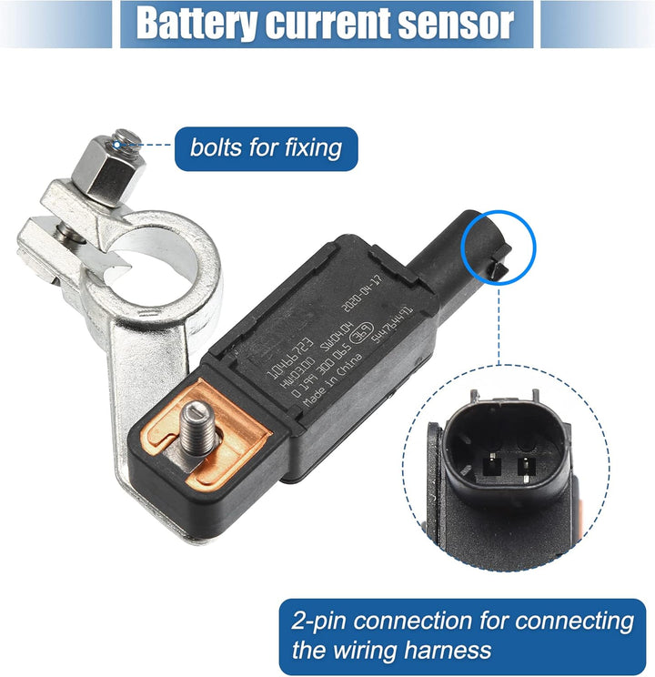 X AUTOHAUX Batteriestromsensor 68318616AC 56029778AB für Chrysler für Jeep