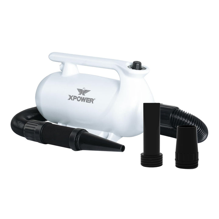 XPower Pet Dryer Adjustable Speed and Temperature Control Dog Blow Dryer, Pet Hair Dryer with 3 Nozz