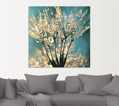 ARTland Wandbild Alu Verbundplatte für Innen & Outdoor Bild 50 x 50 cm Innere Ruhe Wellness Pflanzen