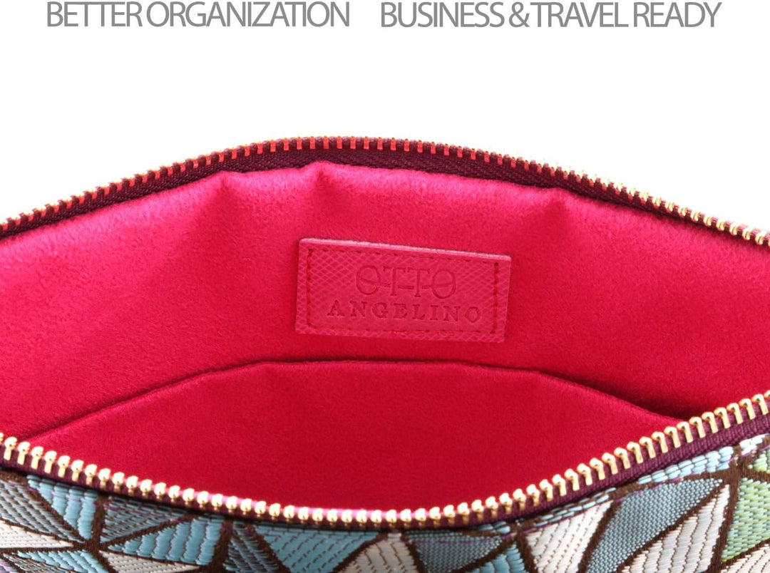 Otto Angelino Designer Frauen Bohemian Mode Clutch Geldbörse Mehrere Fächer Geld Karten Smartphone U