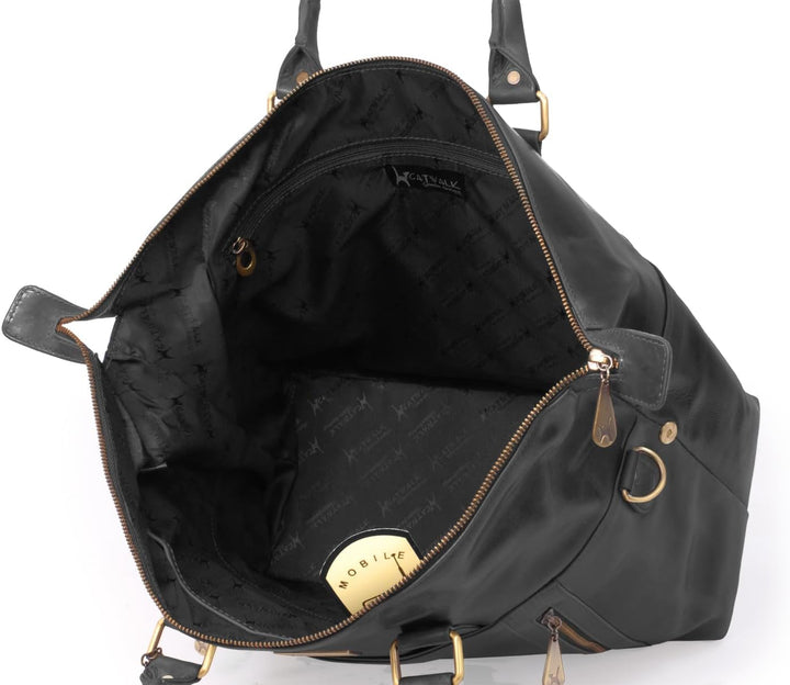CATWALK COLLECTION HANDBAGS - Vintage Leder - Reisetasche/Freizeittasche/Sporttaschevon/Wochenendtac