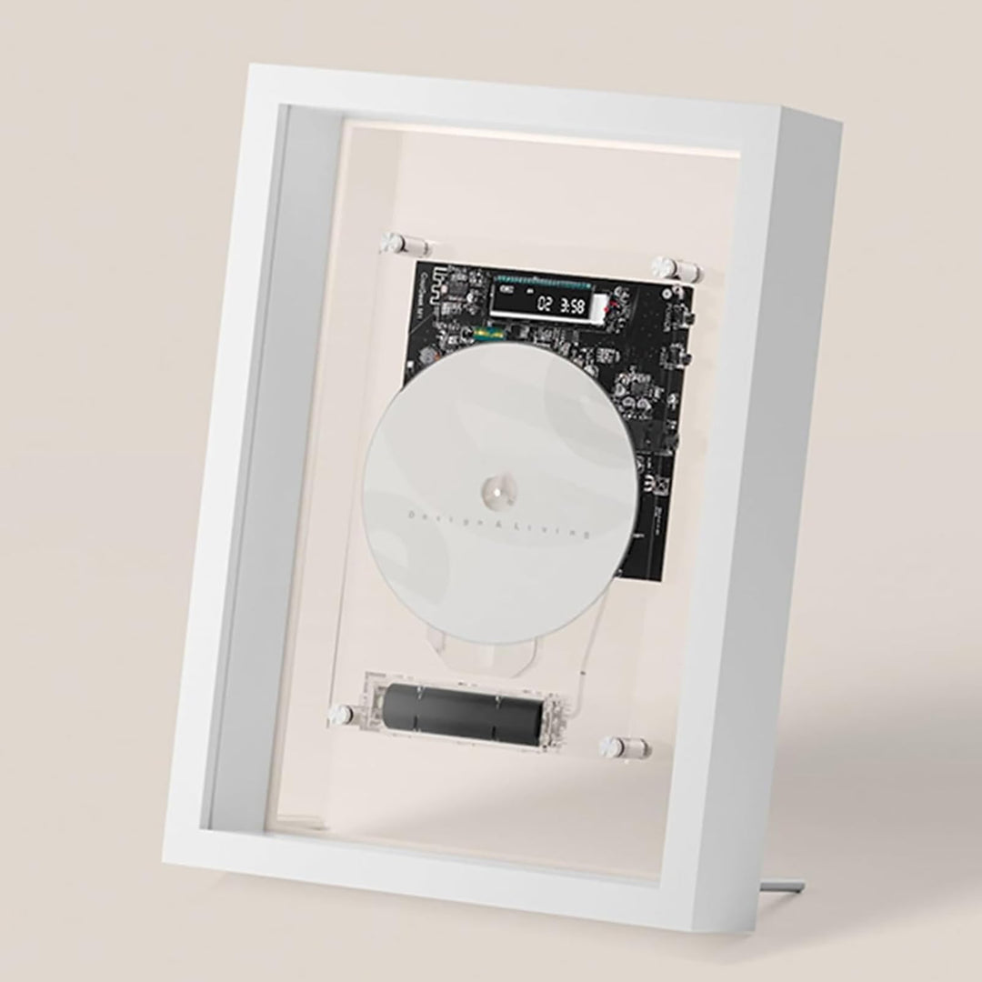 Musikrahmen-CD-Player, Wandmontage, dekorativer Bilderrahmen, mit Fernbedienung/5,0 Bluetooth/3,5 mm