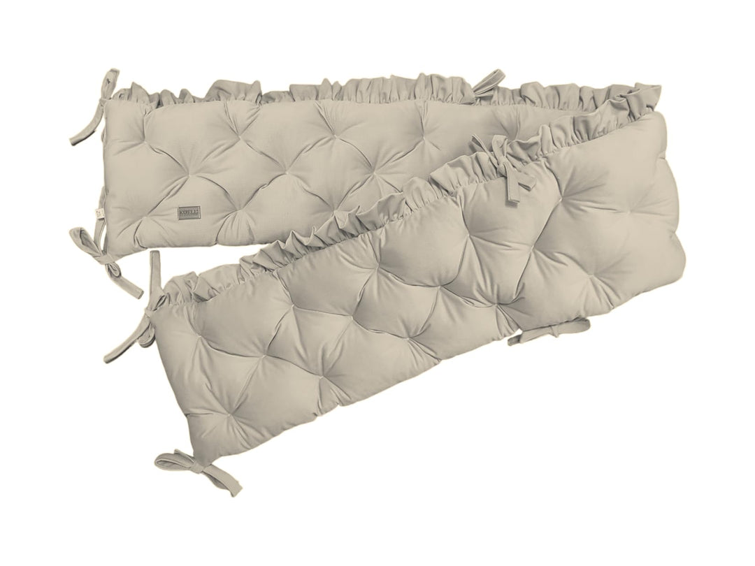 KOELL Bettkantenschutz Nestchen für Kinderbetten 60x30 cm - Dekokissen Modular, Kopfschutz Babybett