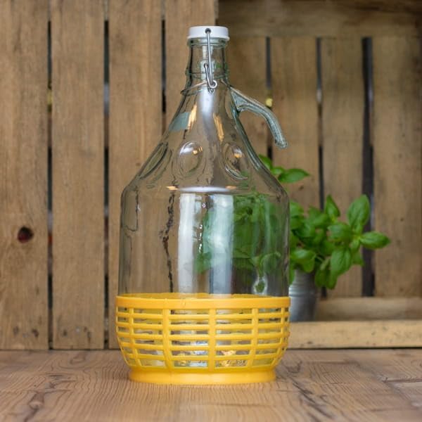 lilawelt24 2X 5L Flasche mit Bügelverschluss +Gummistopfen + Gärröhrchen/Gärballon Set Weinballon Gä