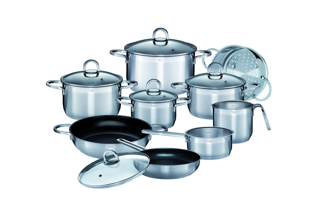 GSW 813150 Alara Top-Set 14-teilig, Edelstahl, silber, 38 x 25,5 x 15,5 cm, 14 Einheiten