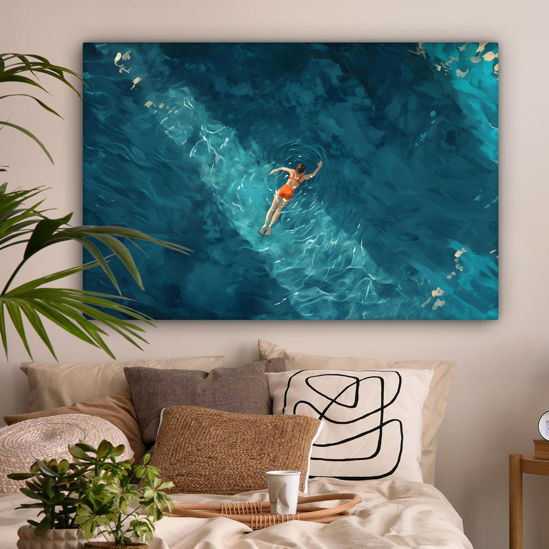 MuchoWow© Leinwandbild Gross 120x80 cm XXL Dekoration Wohnzimmer Bilder Pictures Wall Decoration Liv