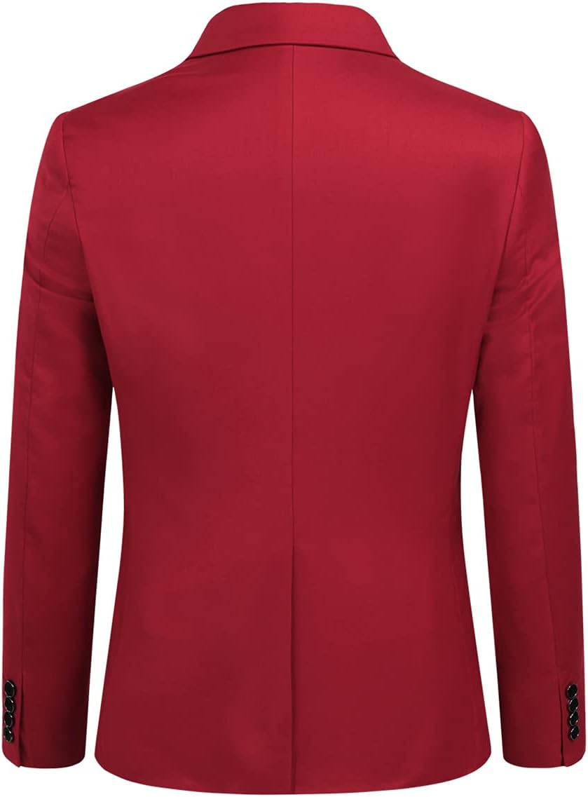 YOUTHUP Anzug Herren 3 Teilig Anzüge Slim Fit 2-Knopf Herrenanzug Modern Formell Sakko Weste Hose fü