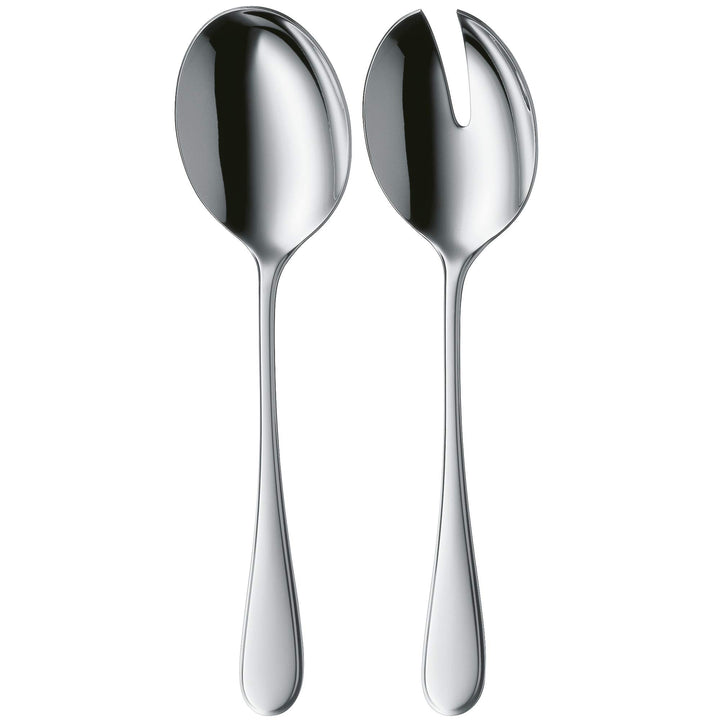 WMF Kent Plus Salatbesteck Edelstahl 23,7 cm, Salatgabel, Servierlöffel, Cromargan protect Edelstahl