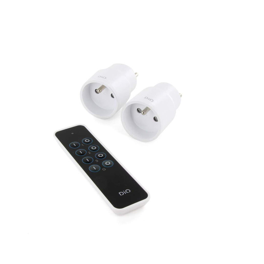 DiO Connected Home 2 Ein/Aus Steckdosen + Fernbedienung