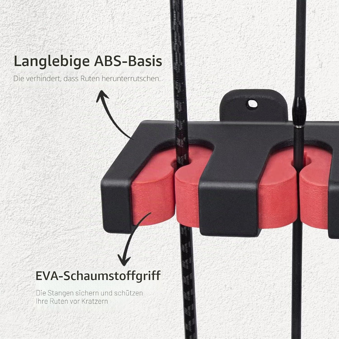 THKFISH Rutenständer Angelruten Angelrutenstände Angelrutenhalter Wand Vertikale/horizontale Angelru