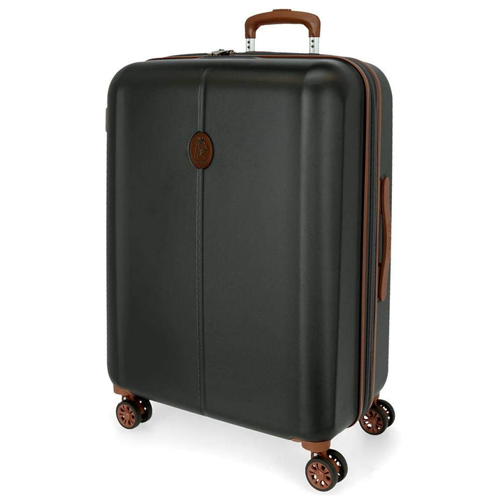 El Potro Ocuri Grosser Koffer Grau 49x70x28 cms Hartschalen ABS TSA-Schloss 81L 4Kgs 4 Doppelräder E