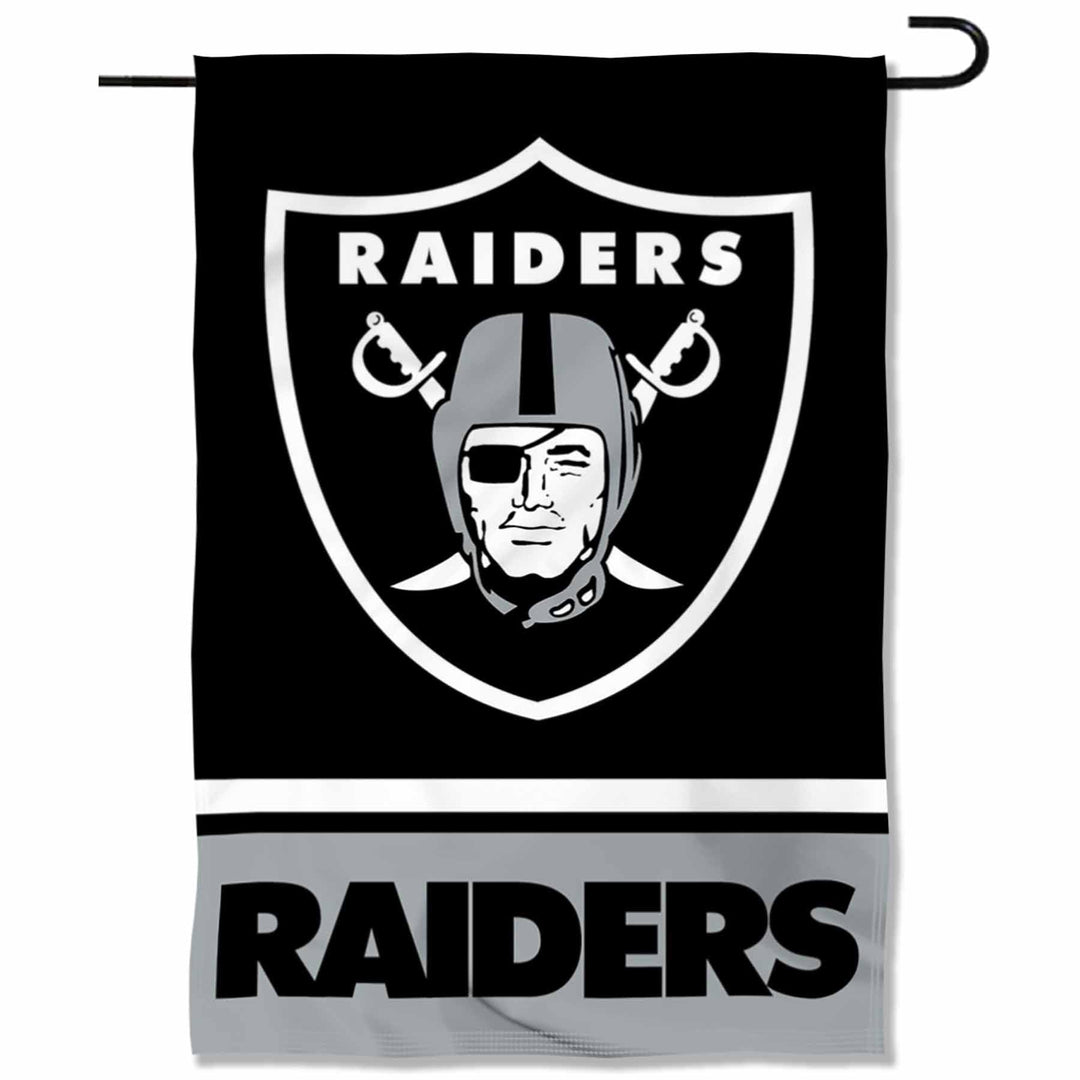 WinCraft Oakland Raiders Double Sided Garden Flag
