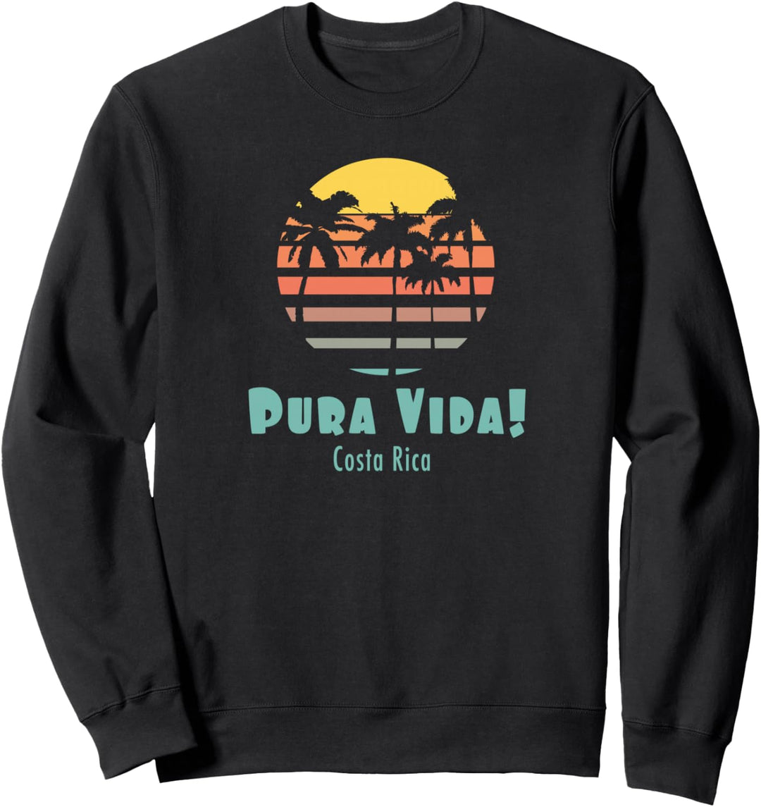 Pura Vida Vintage-Sonnenuntergang Sweatshirt