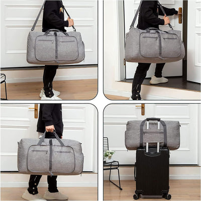 CORIOS Reisetaschen Duffle Bag für Herren/Damen 65L Faltbare Sporttasche Fitnesstasche Schwimmtasche