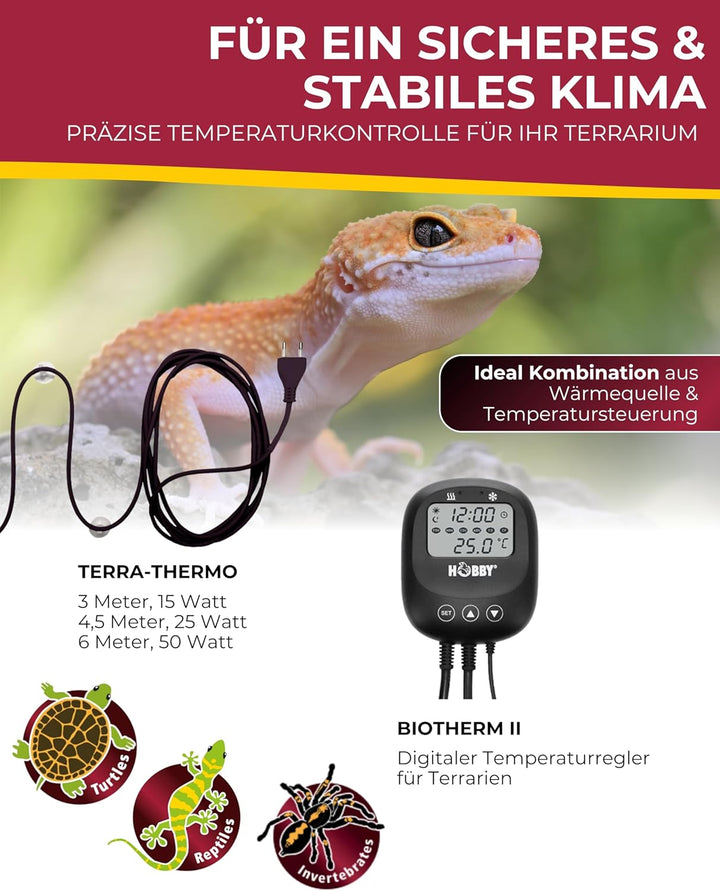 Hobby 10935 Terra-Thermo, Heizkabel, 6 m / 50 W, 6 m / 50 W