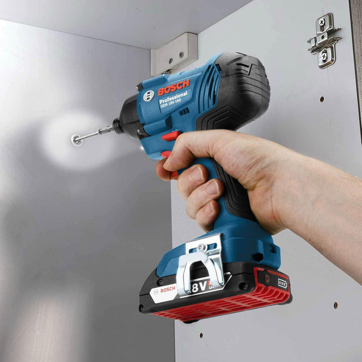Bosch Professional 18V System Akku Drehschlagschrauber GDR 18V-160 (max. Drehmoment: 160 Nm, Schraub