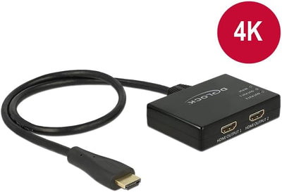 DeLock HDMI Splitter 1 x HDMI in > 2 x HDMI Out 4K
