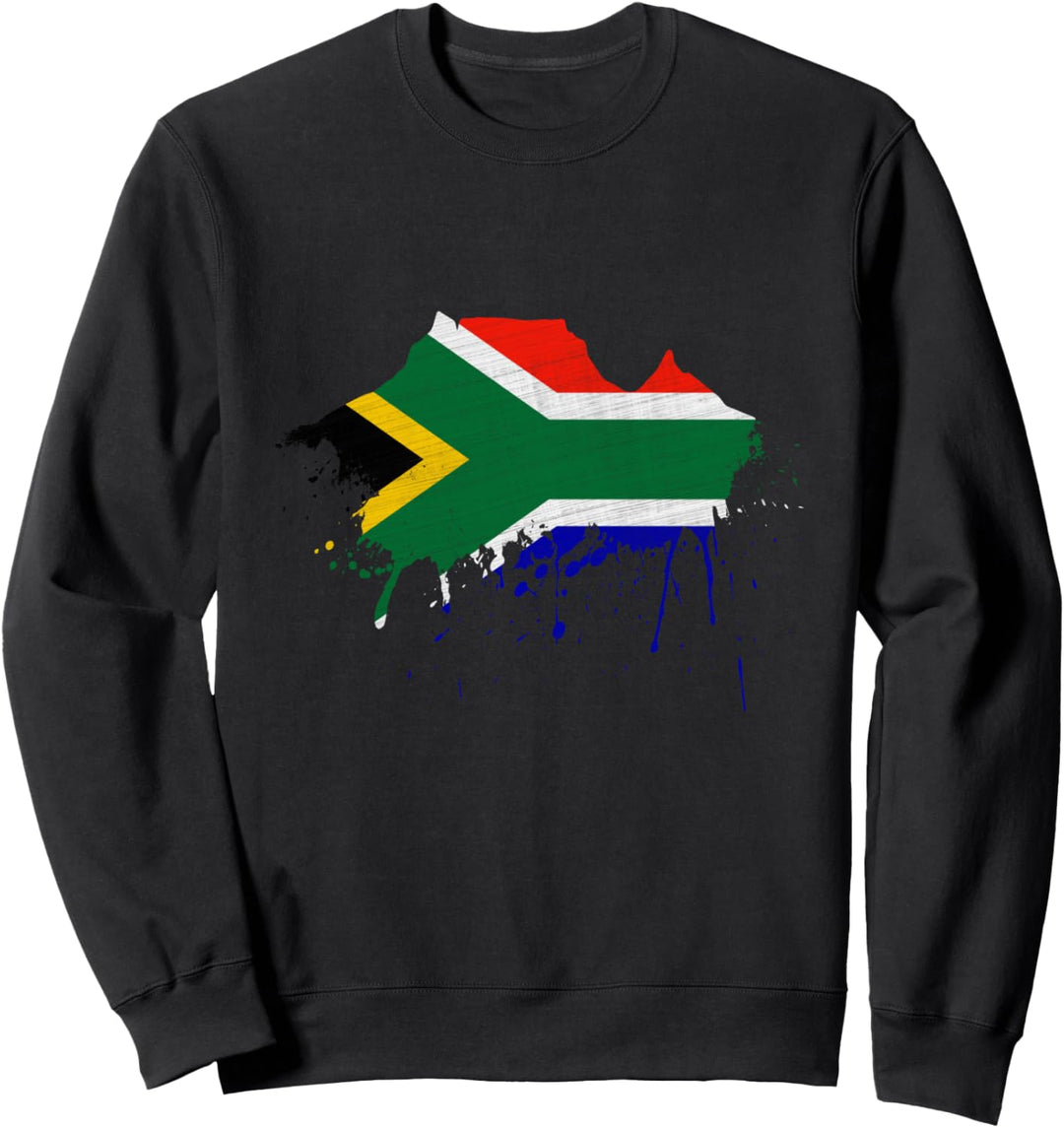 Kapstadt Skyline Südafrika Flagge Fahne Kunst Kapstadt Sweatshirt