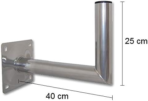 HD Sat Anlage 80 cm Spiegel + Opticum Quad LNB für 4 Teilnehmer + 50m Kabel + 40cm Wandhalter + SAT