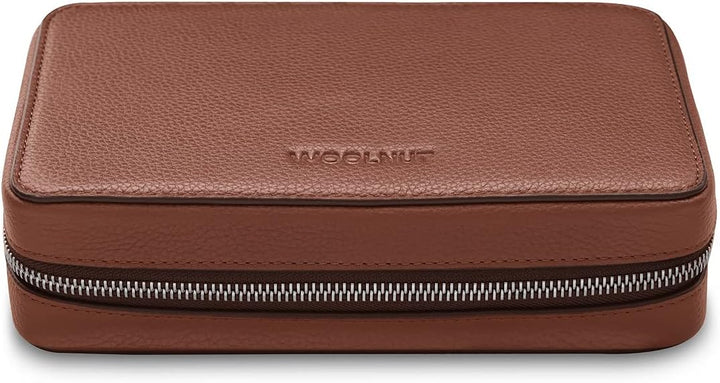 Woolnut Tech-Organizer aus Leder für Apple Zubehör - Cognac Braun, Cognac Braun
