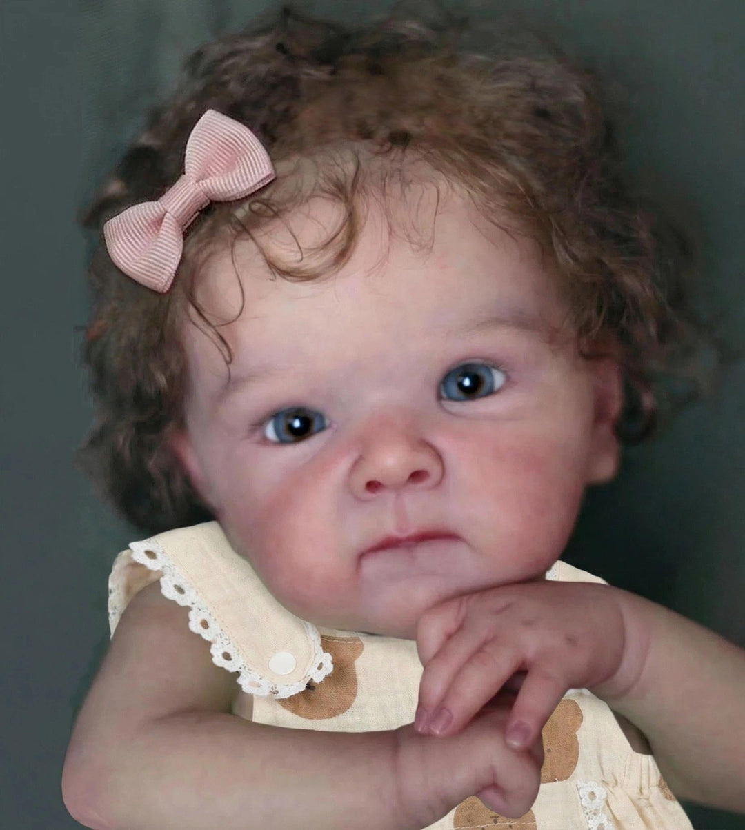 Zero pam Reborn Baby Mädchen, 48CM Reborn Baby Vollsilikon Lebensecht, Reborn Puppen Lebensecht, Leb