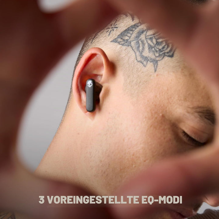 Skullcandy Smokin’ Buds Wireless Earbuds, Bluetooth-Kopfhörer, schallisolierende Passform, bis zu 20