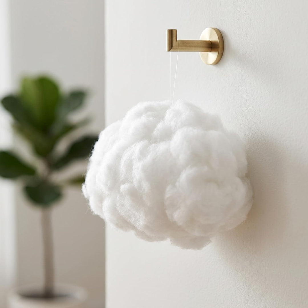 NUOBESTY Künstliche Wolke dekorative hängende Wolke Ornament DIY 3D Baumwolle Requisiten für Hochzei