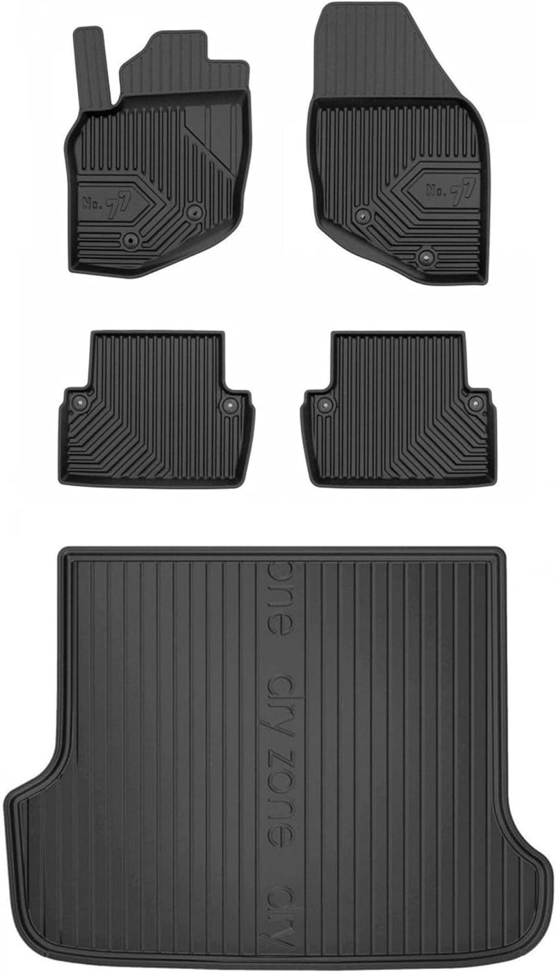 Satz Fussmatten und Gummimatte für Volvo V70 II 1999-2007/ XC70 1999-2007