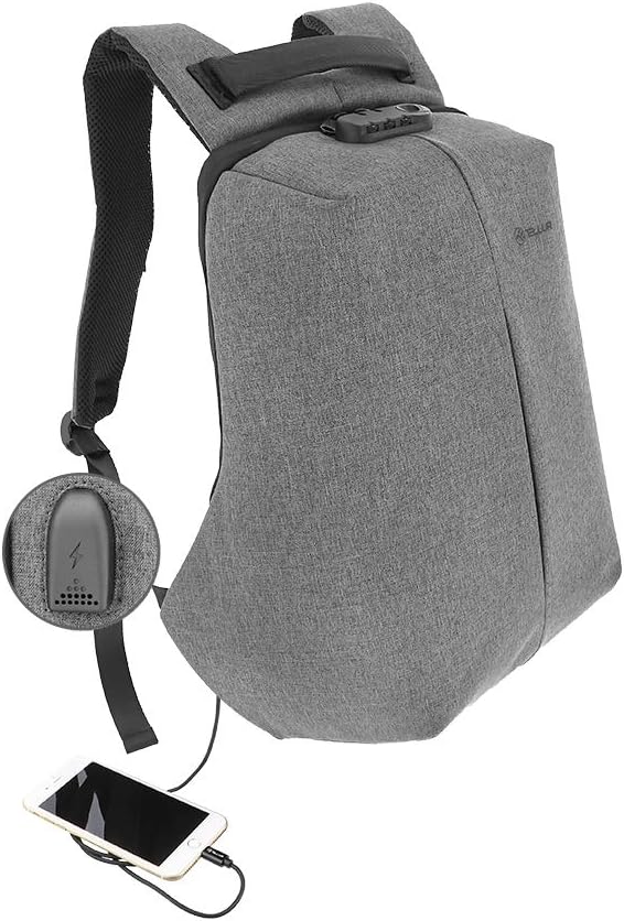 Tellur Anti-Theft V2 Rucksack, 47 cm, 30 liters, Grau (Grigio)