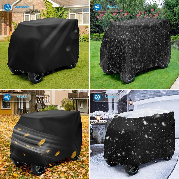 SIRUITON Scooter Schutzhaube Abdeckhaube für Elektroscooter Reissfeste Scootergarage -2 Jahre Garant