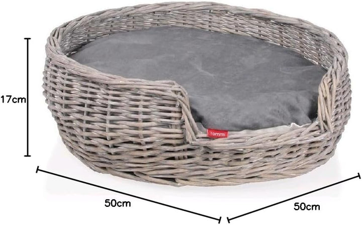 Tommi 00913 Wicker Hundebett rund
