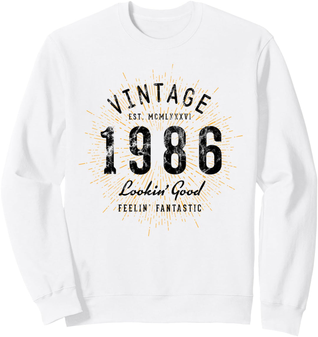 Vintage Geburtstag geboren 1986 Sweatshirt