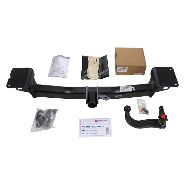Westfalia Abnehmbare Anhängerkupplung für BMW X5 (E70) (BJ 01/2007-11/2013) - im Set mit 13-pol. fzg
